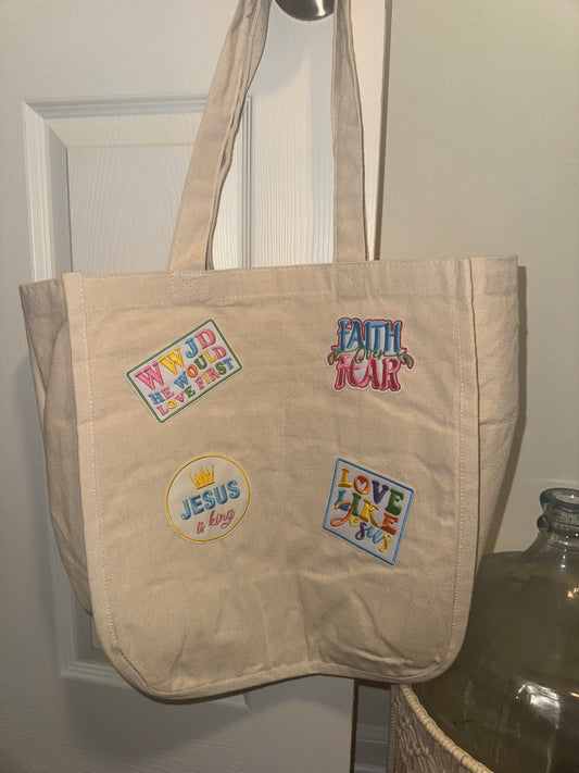 Custom Tote Bag (a lot of inside pockets)