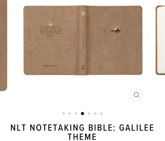 Hosanna Revival Note Taking Bible NLT