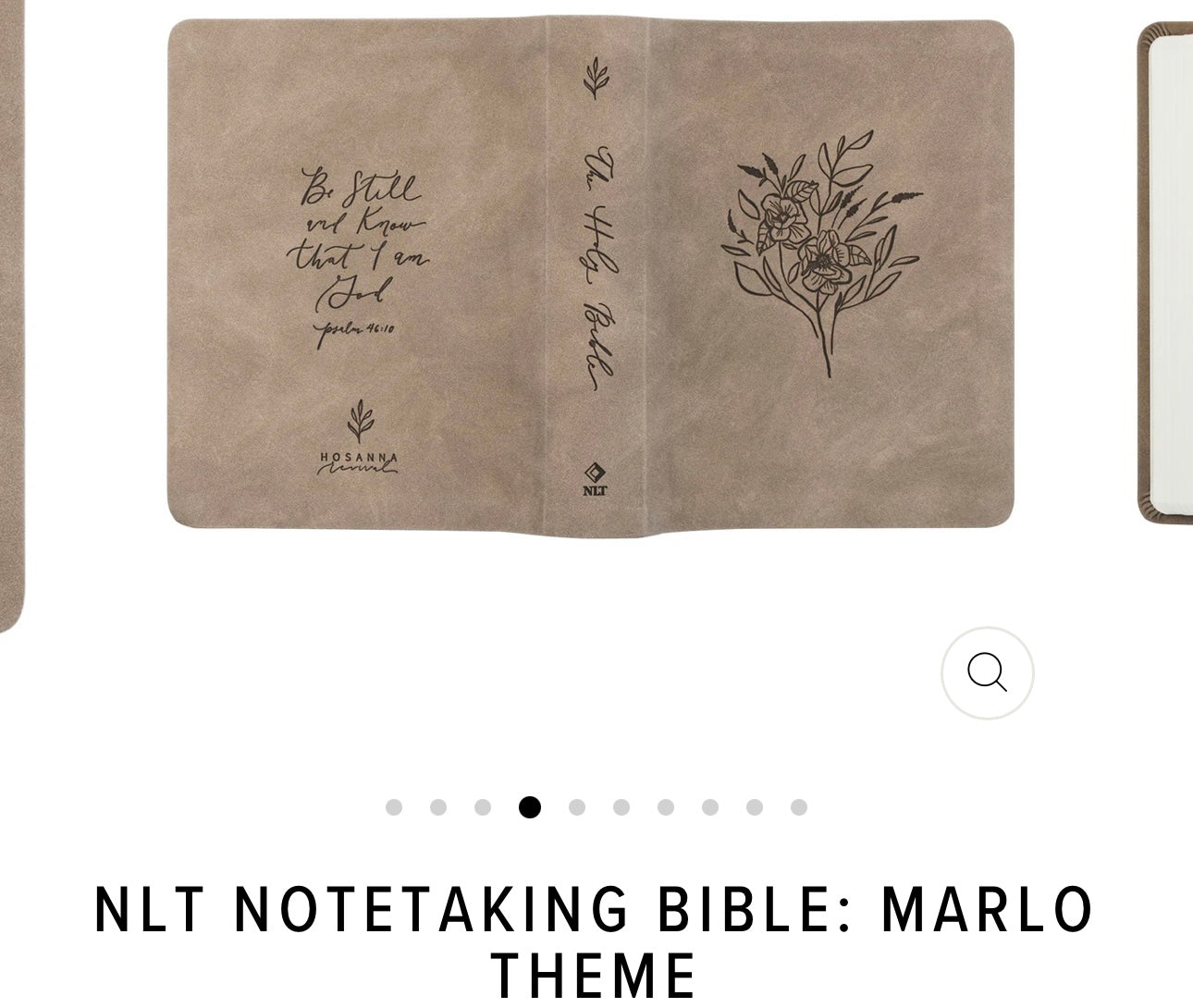 Hosanna Revival Note Taking Bible NLT